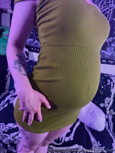 Got a new dress for 5 thought my belly could help break it in ended up part 16