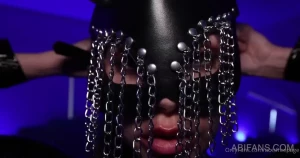 Latex fuck machine this latex bunny needs to cum and i ve got the