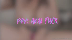 My tight asshole gets destroyed in this intense pov anal fuck session