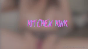 I slip into a sexy maid outfit amp turn the kitchen into my playground