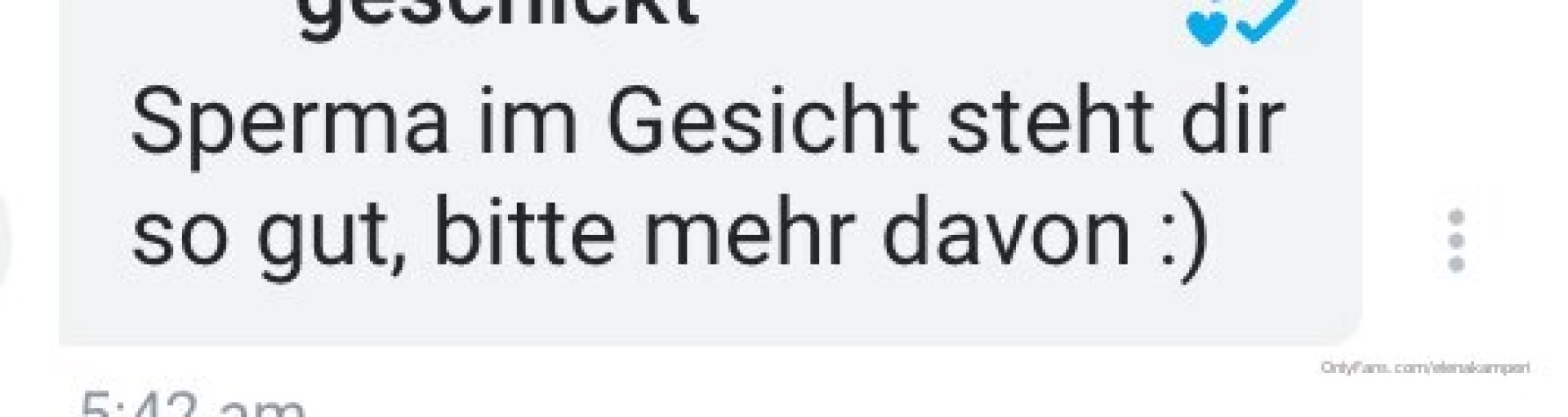 I mean what is he talking about oh yeah just those cum shots i sent to 