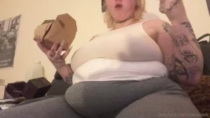 Stuffing my face and being fat