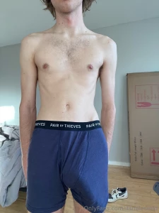 My boxers can barely hold it