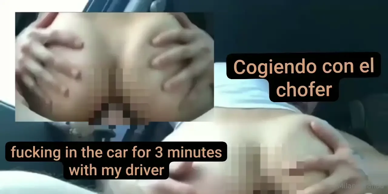 Fucking in the car for 3 minutes with my divertido cogiendo con el 