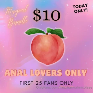 misshannahnicoleee - Tip to claim my biggest anal bundle - worth 1 000 