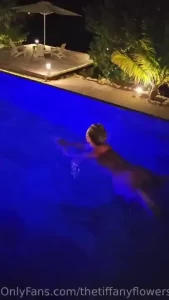 Late night dip feels nice on the sunburn make sure you watch until the