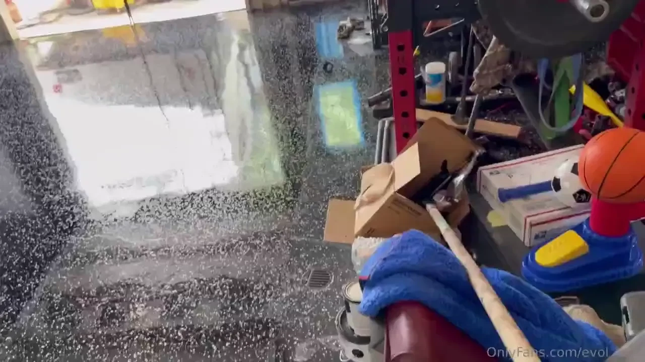 The garage is almost done i haven t been able to workout for about a 