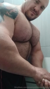 Pec bounce flex and photo dump