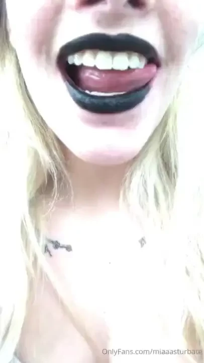 Tribute to my braces - teeth licking 