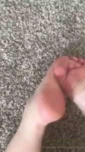 Bare feet lotion play part 1