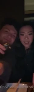 Watch me put some meat in my mouth while my gf watches