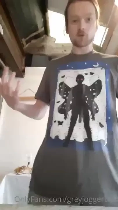 Mothman with his cock out 