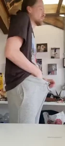 Got the white briefs on again