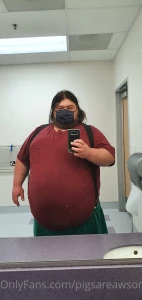 Had to wear an old 7xl shirt was like spandex on me part 3