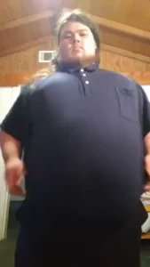 A work clothes strip off belly play video