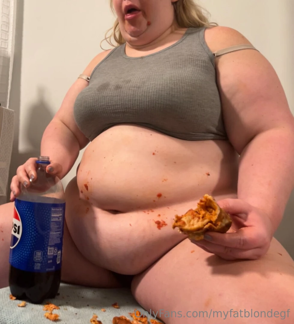 Constantly pushing the limits of how she can eat the most food in the part 5 