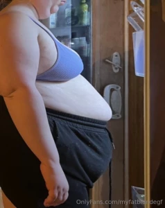 Staring in the void of the fridge if she s standing on her own with
