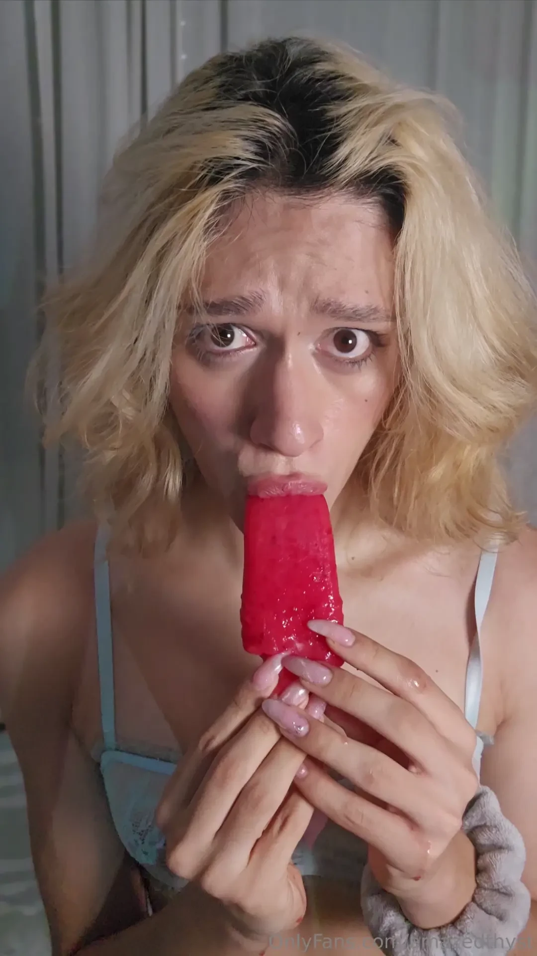 Sucking slow letting it drip now imagine if it wasn t just a popsicle part 1 