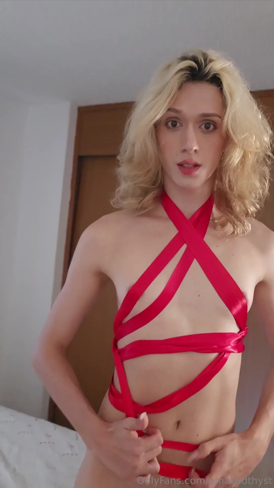 All wrapped up like a gift are you ready to unwrap me 