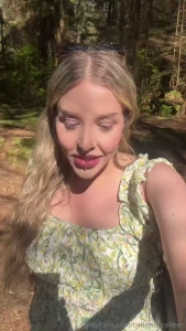 It was one of those beautiful sunny days a quiet trail and spike