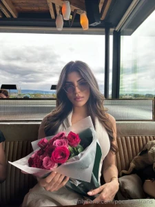 Okay but when was the last time someone brought you flowers for no