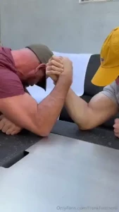 Watch what happens when i lose arm wrestling to daddy