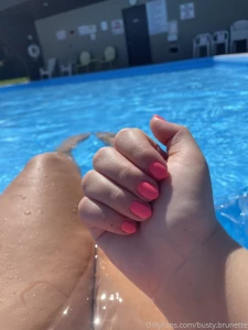 Soaking up the afternoon sun got my nails done today what do you think