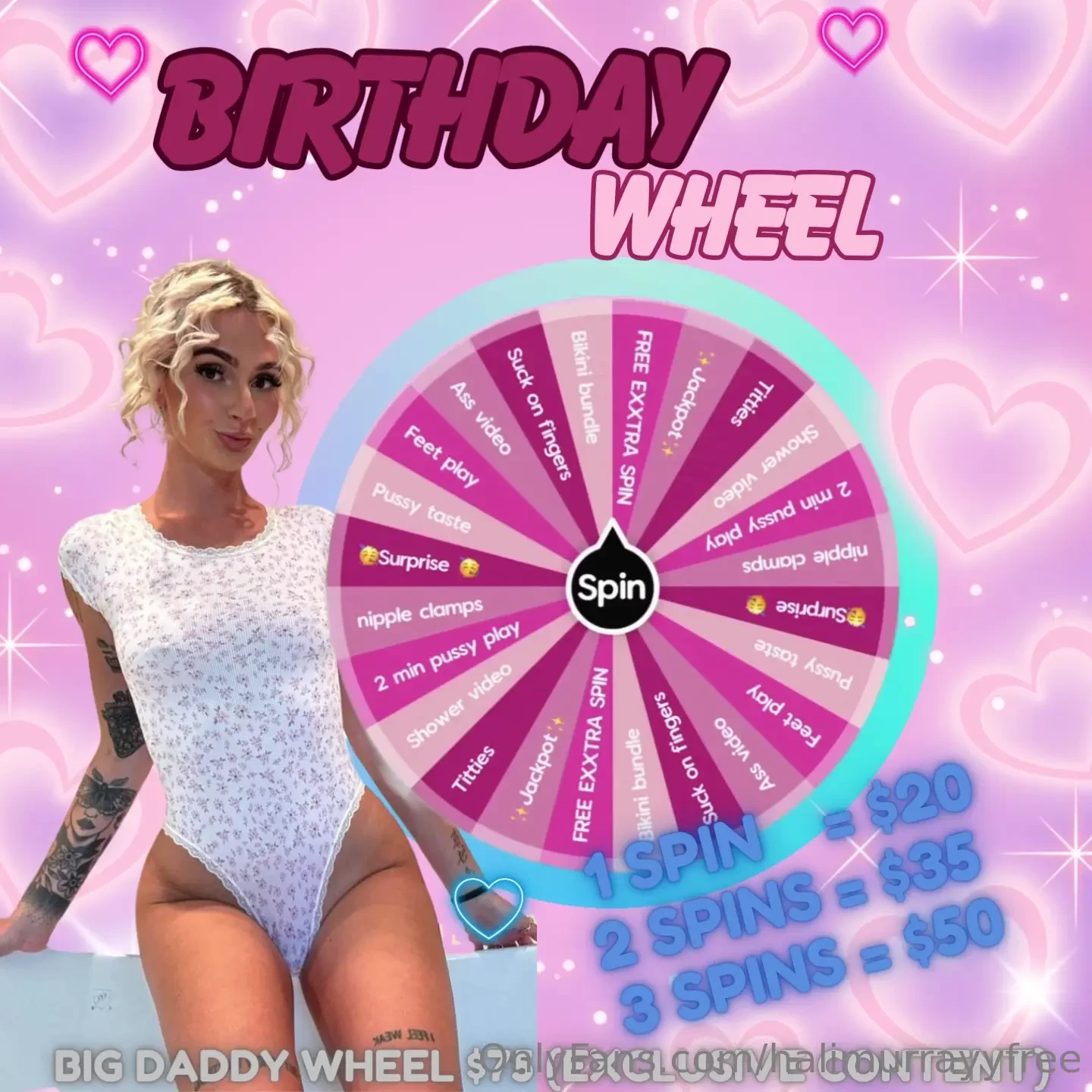 Hali s birthday wheel nbsp let s start my birthday month with 