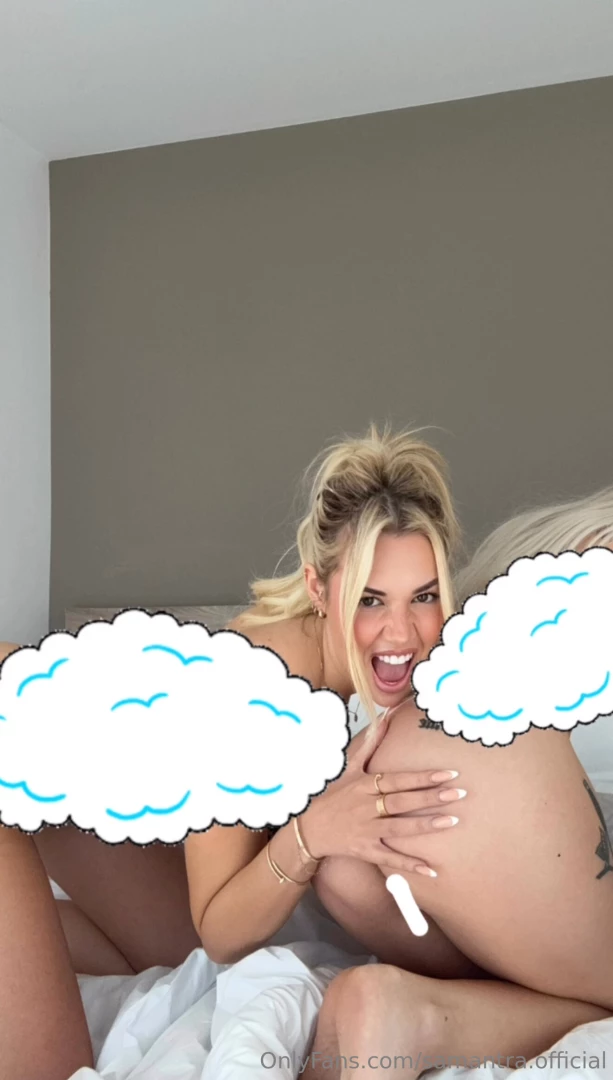 We took besties to a hole new level with these rubbing and touching 