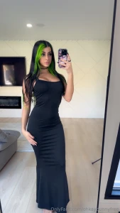 This long thin dress or my short latex one