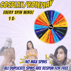 Lets role-p l a y baby 1 spin 8 2 spins 15 3 spins 23 4 spins 30 every