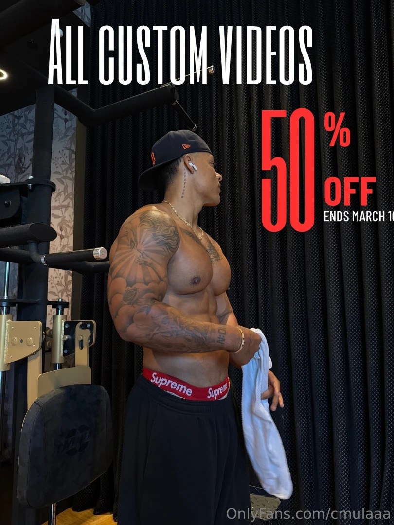 March promo custom videos 50 off dm me your request feel free to get 