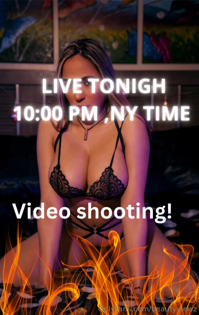 Join my photo and video shooting tonight 