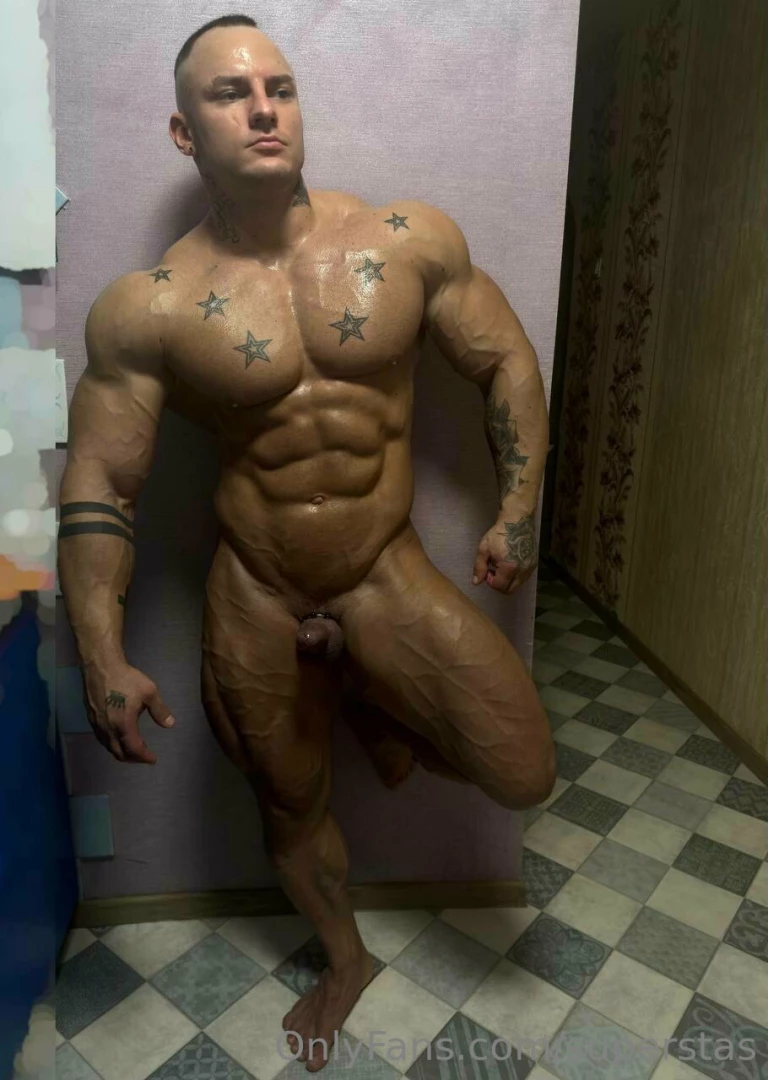 Oops my is as hard as my biceps 