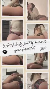 Favourites which body part of mine is your favorite tip 5 if you love part 1