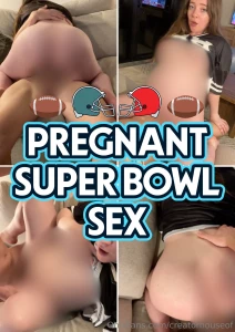 Pregnant superbowl sex mr_winter and i made a bet that if my team part 1
