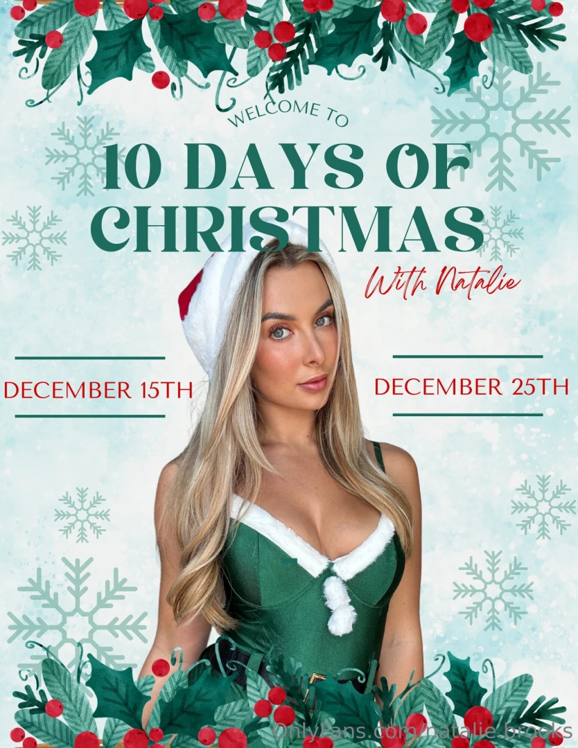 Welcome to 10 days of christmas with natalie christmas is my favorite 