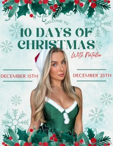 Welcome to 10 days of christmas with natalie christmas is my favorite