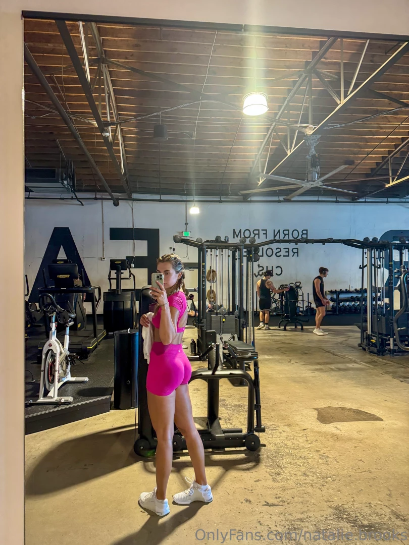 It was a day at the gym 