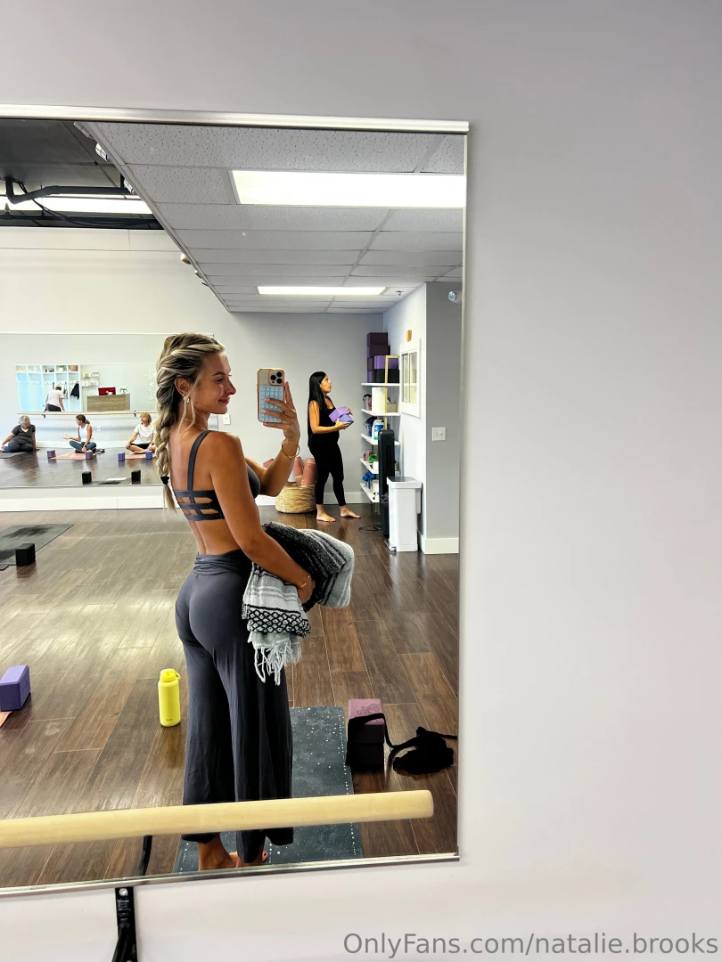 Nothing makes me happier then going to a yoga class 