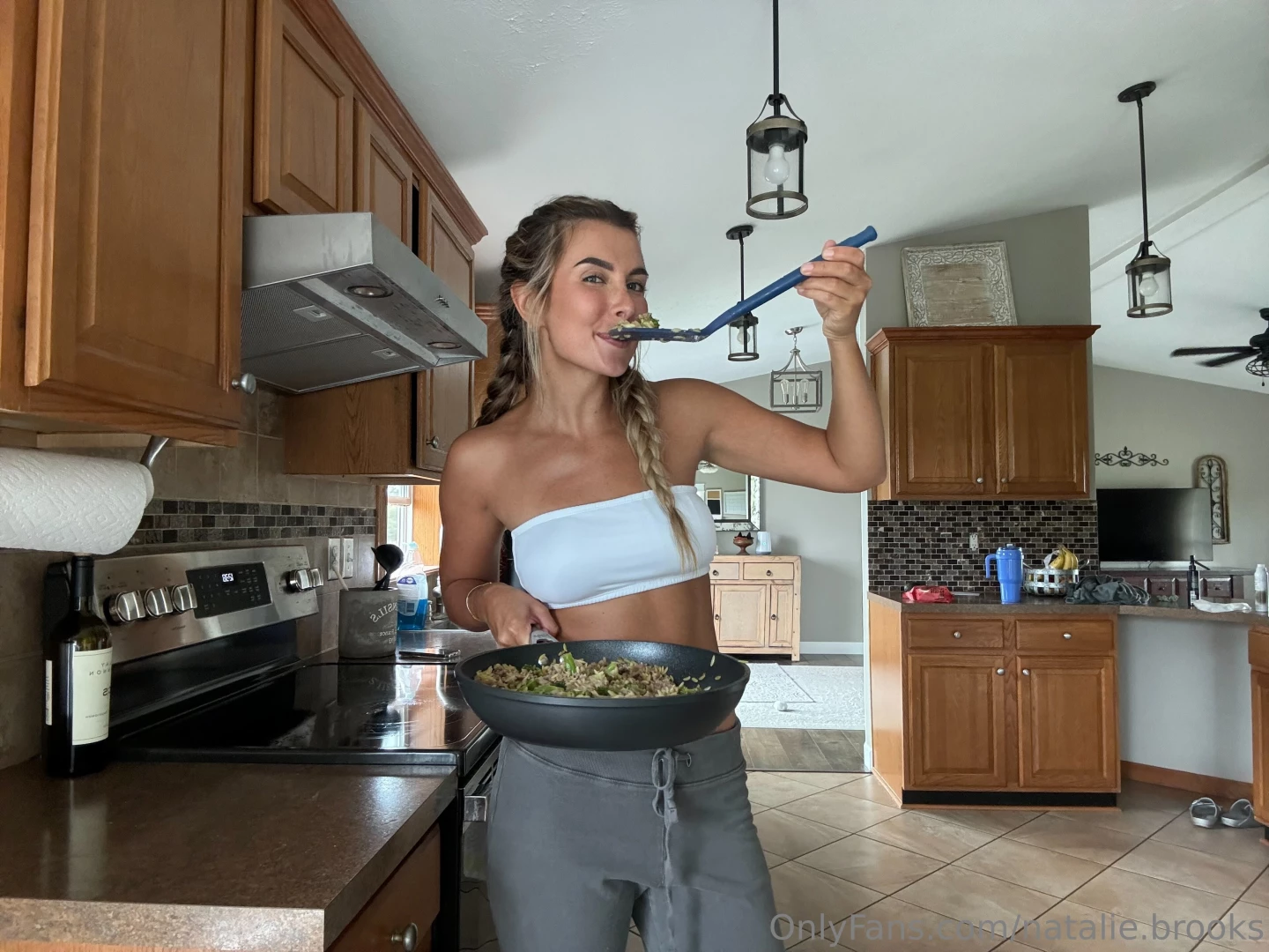 Babeee i made us dinner it s delicious 