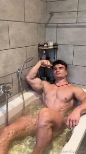 Bathtub mood relaxed teasing and maybe a little bit dangerous