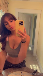 Quick bathroom selfie break