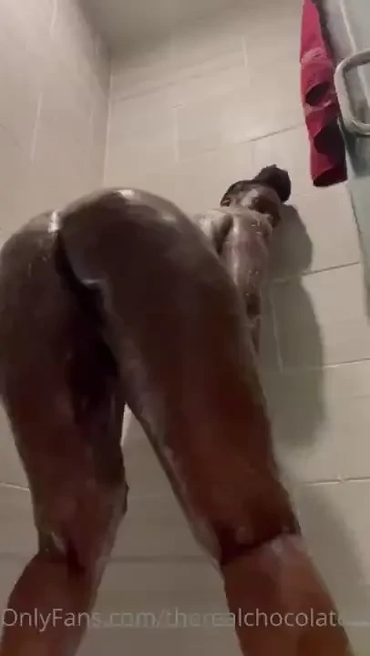 Brand new extreme raw hardcore chocolate milf shower cream amp squirt 