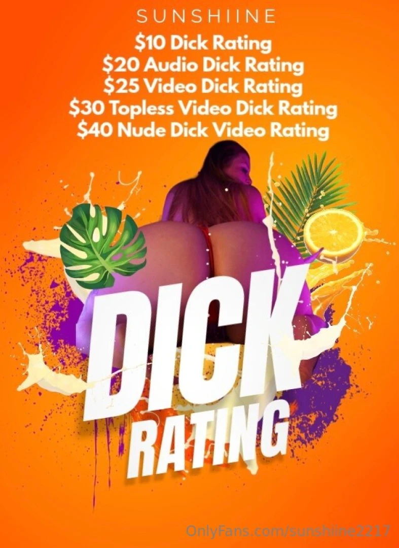 Want a dick rate babe send me that dick 10 dick rating 20 audio dick 