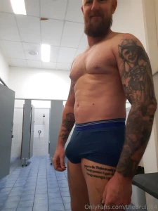 Did you even train without a gym bathroom selfie