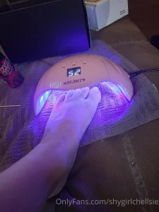 Gave myself a much needed pedi tip this post or dm me 15 to see the part 1