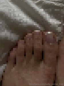 Just got new french pedicure 8 pictures of my feet cover the part of