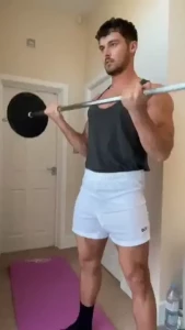 Home workout but something seems to be getting in the way who wants to