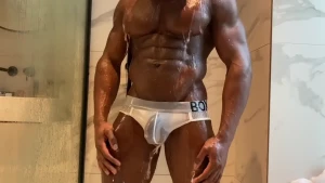 Shower time with danielshoneye who wants to come dry us off